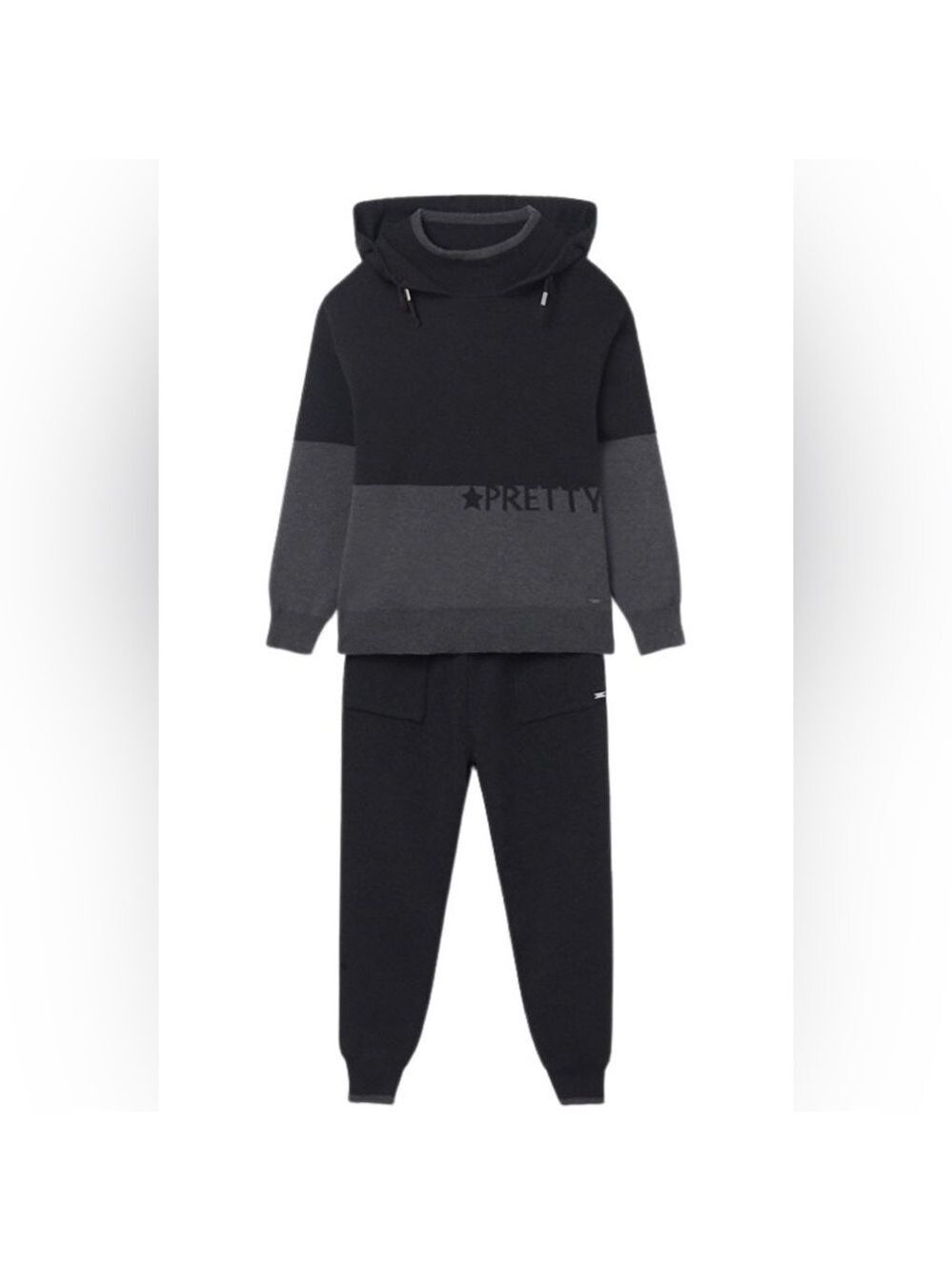 Mayoral Charcoal and Black Kids Pajama Set